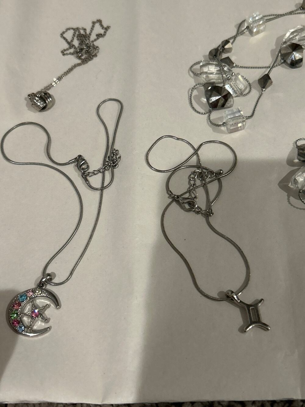 Sulver Tined Necklaces - lot of 4